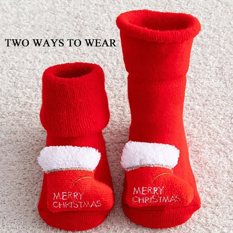 Chaussettes bébé - Noël. | LOVYNO - Maman MagicChaussettes bébé - Noël. | LOVYNO