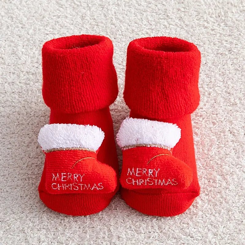 Chaussettes bébé - Noël. | LOVYNO - Maman MagicChaussettes bébé - Noël. | LOVYNO