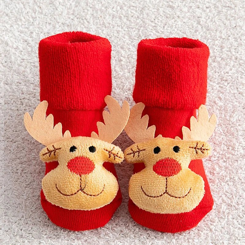 Chaussettes bébé - Noël. | LOVYNO - Maman MagicChaussettes bébé - Noël. | LOVYNO