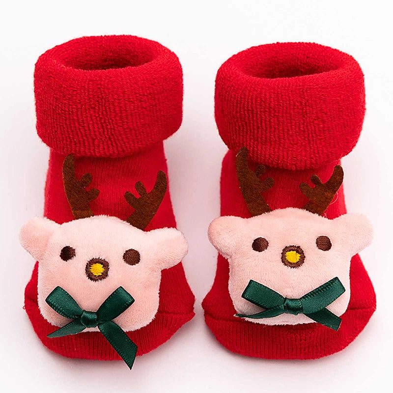 Chaussettes bébé - Noël. | LOVYNO - Maman MagicChaussettes bébé - Noël. | LOVYNO