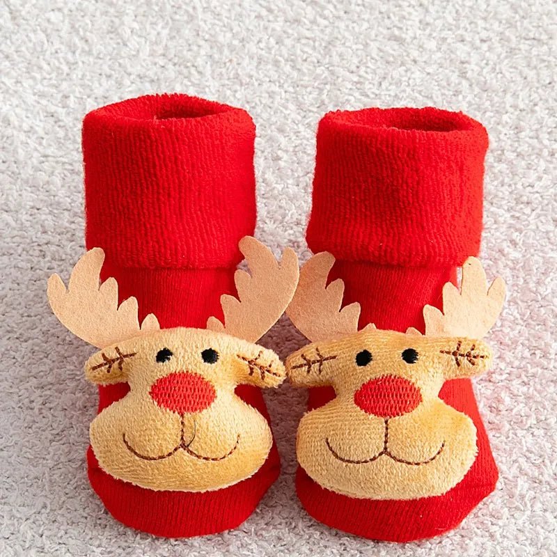 Chaussettes bébé - Noël. | LOVYNO - Maman MagicChaussettes bébé - Noël. | LOVYNO