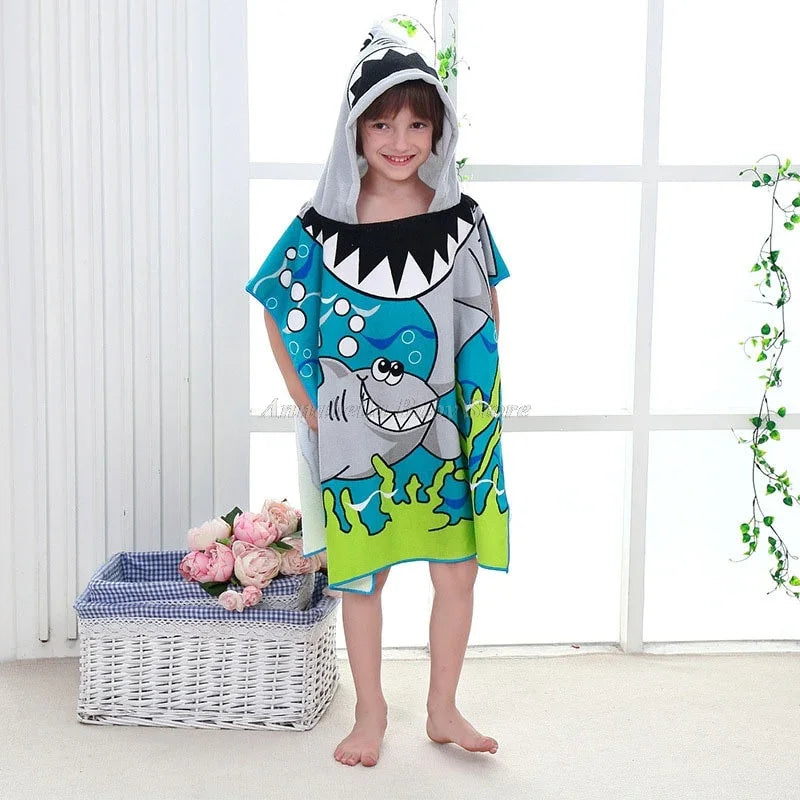 Serviette de bain à capuche