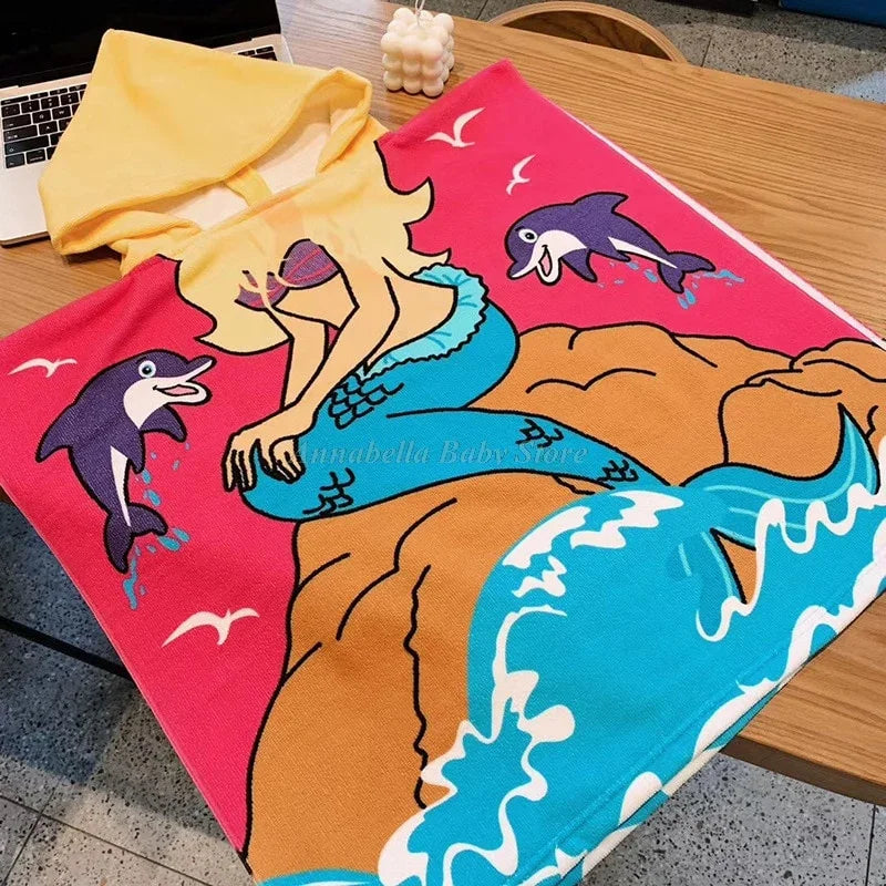 Serviette de bain à capuche
