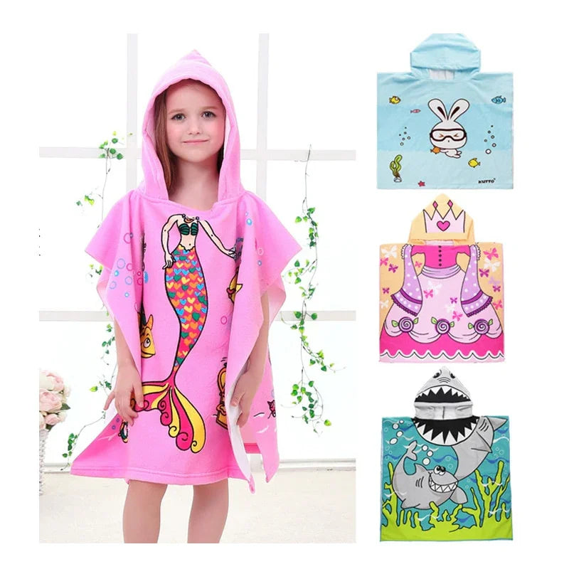Serviette de bain à capuche