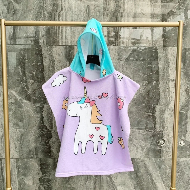 Serviette de bain à capuche