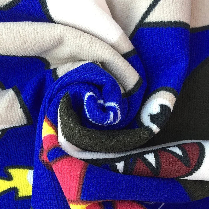 Serviette de bain à capuche