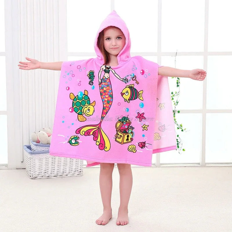 Serviette de bain à capuche