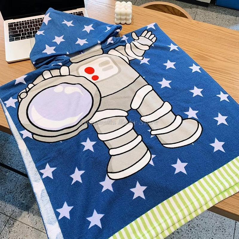Serviette de bain à capuche