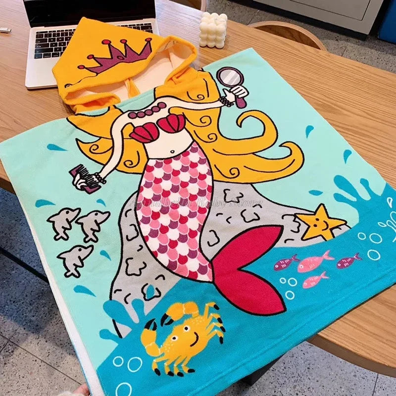Serviette de bain à capuche